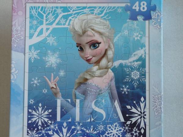 10円スタート！☆エルサ☆アナと雪の女王☆48ピースパズル_2