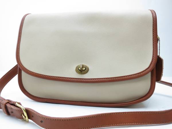 コーチ COACH レザー製 バイカラー ショルダー バッグ 7133 T102