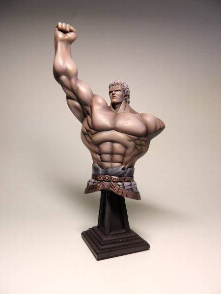 海洋堂 ガレージキット 北斗の拳 1/8 ラオウ（胸像Ver)完成品(北斗の拳