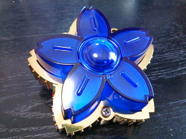 極美品 YMD桜マーカー青色 レトロ デコトラ 当時物 希少 水中花 