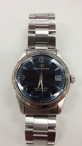 最落無 ORIENT STAR オリエントスター WZ0031ER 本体のみブルー  