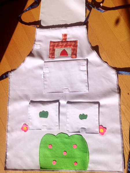 3びきのこぶた エプロン ★ シアター 手袋シアター 保育 知育