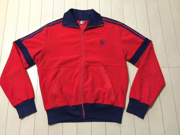 70S adidas フランス製 パイルジャージ ビンテージ 西ドイツ風車