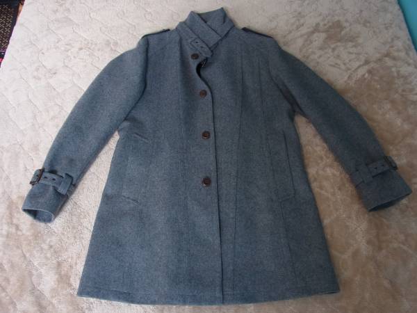 美品☆バーニーズニューヨーク☆ロングコート☆Ｌ　グレー