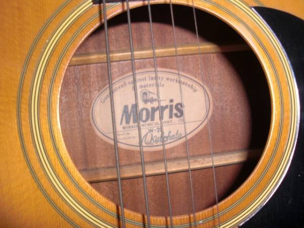 ☆練習に MORRIS/モーリス ギター W-20 A Kubohata ジャンクで W-20