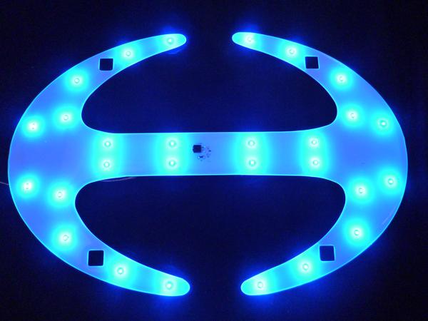 日野大型グランドプロフィア用 影楼 LEDマーク ブルー
