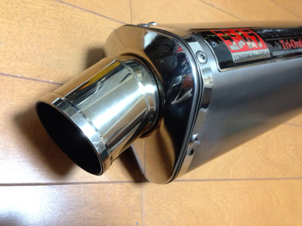ヨシムラGSX-R750 K5 Tri-Oval スリップオンマフラー Slip-On Tri-Ovalサイクロン 2本出し 2エンド EXPORT SPEC 政府認証