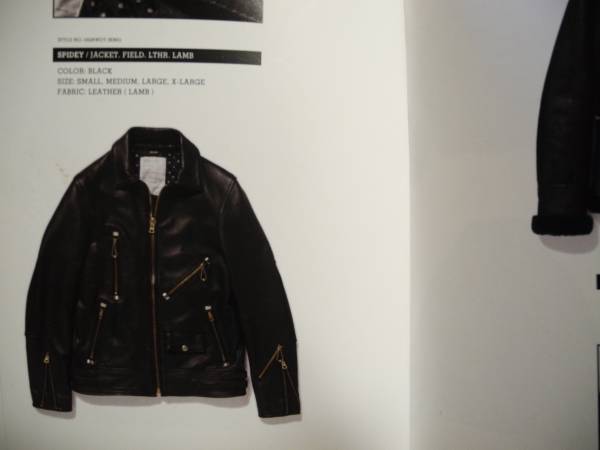 新品 Wtaps SPIDEY/JACKET.FIELD.LTHR.LAMB BLACK M 09AW 超希少 