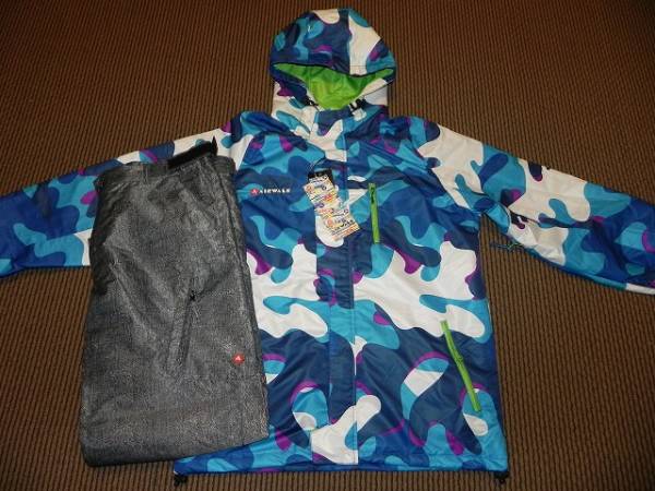 新品展示アウトレット　エアウォーク　上下　ブルーカモ　LL