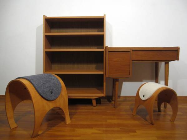 カンディハウス CONDE HOUSE トムテスツール 大 美品/北欧IDEE