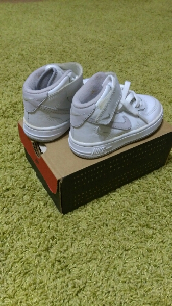 ブラック（黒）系 Nike AIR FORCE 1(ナイキ エアフォースワン) ベビー ナイキ NIKE BABY FORCE1 ベビーフォース14cm