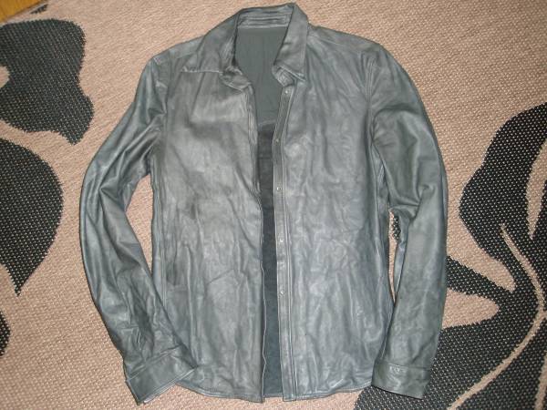 カルペ ディエム C DIEM レザーシャツ　シワ加工