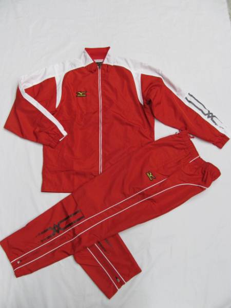 ★処分★211　ミズノプロ　W.B.スーツ　赤L