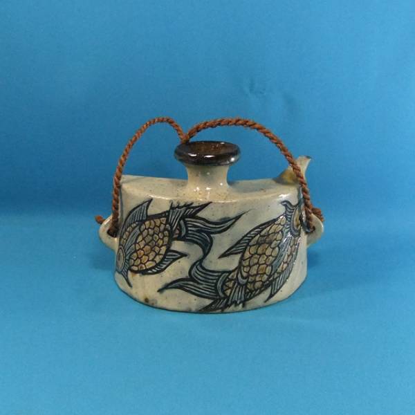 やちむん 沖縄焼 魚文様 印有り 高級品 希少 公式通販 沖縄