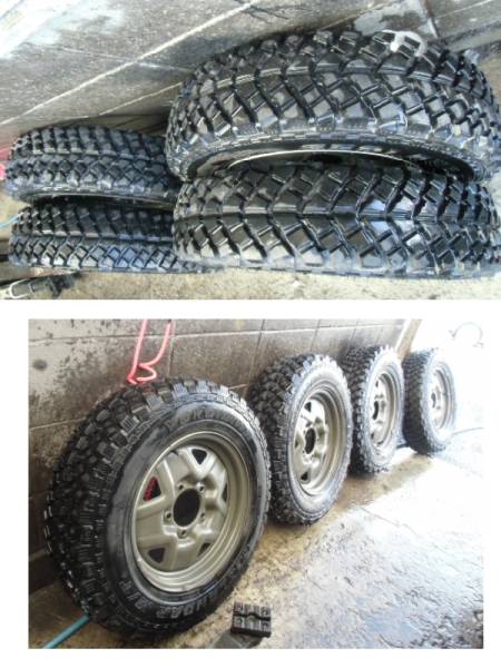 ☆バリ山 マッドタイヤ GEOLANDAR MT 185/85R16 鉄チン(ラジアルタイヤ  