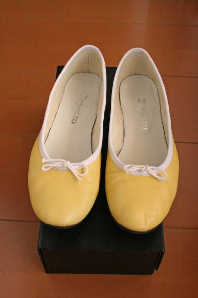 Lepettoレペット♪ドレステリア限定黄×白パイピングバレエ３８