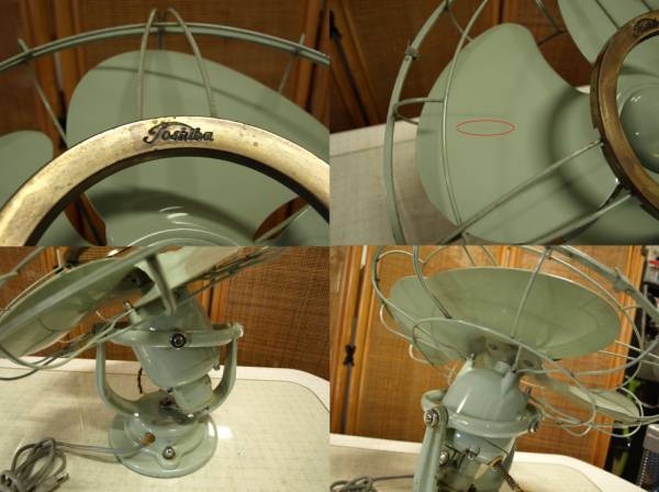 昭和レトロ！ 国鉄 天井扇風機 CT40 東芝製 動作品 程度良好！(扇風機