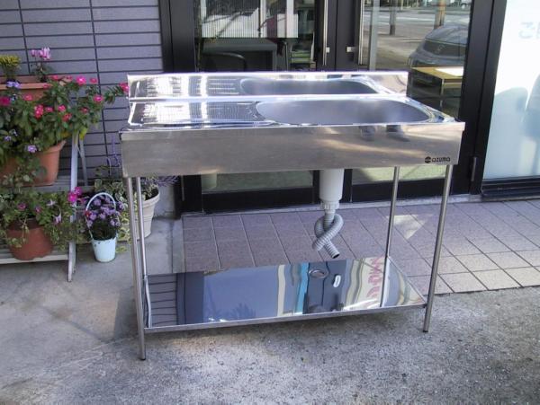 【新品】お値打品★ステンレス簡易流し台★1000*460*750★