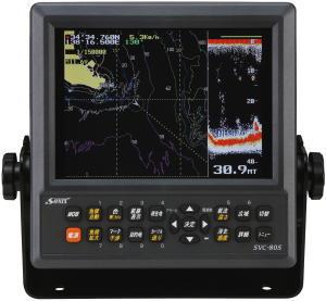 Sonix 8型GPS魚探　SVC-80S 50/200 2周波 1kW 新品