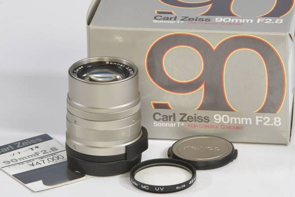 CONTAX G マウントCarl Zeiss 90mmF2.8 SonnarT