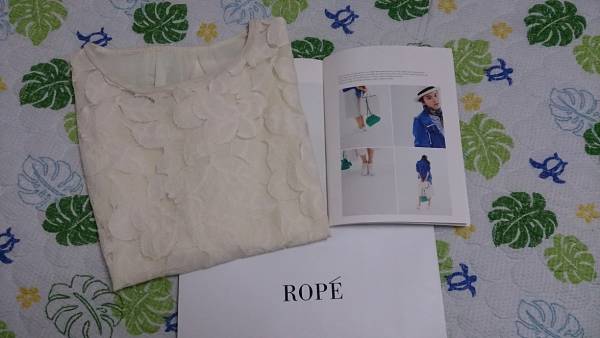 昨季☆ＲＯＰＥロペマドモアゼル/異素材レースブラウス