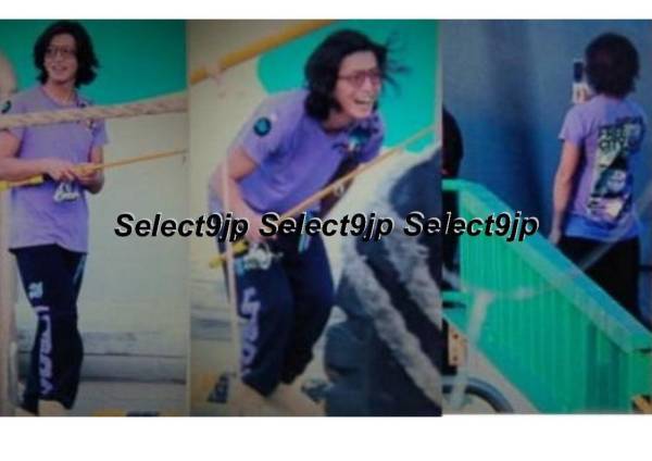 キムタク着私服フリーシティーFreeCityパープルＴシャツL