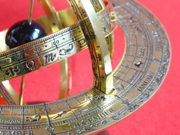 美品 渾天儀 アーミラリ スフィア 天球儀 アンティーク 天文