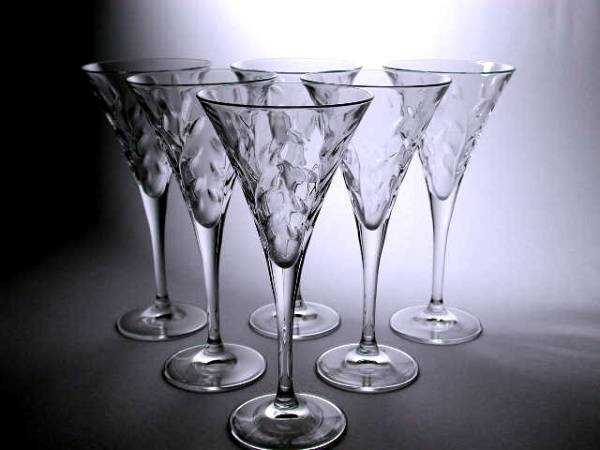 【ＲＣＲ】　ＩＴＡＬＹ　　ワイングラス６客セット　　＃２６８