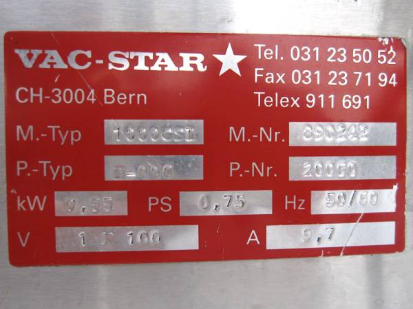 Vac Star 1000 バックスター 真空包装機 真空パック 業務用 真空包装機 売買されたオークション情報 Yahooの商品情報をアーカイブ公開 オークファン Aucfan Com