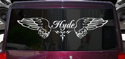 ☆HYDE☆タトゥー風カーステッカー車/hyde/ラルク/VAMPSシール(文字