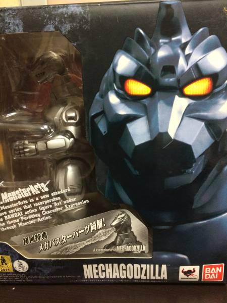 S.H.MonsterArts ゴジラ 初回特典付き S.H.モンスターアーツ メカゴジラ 初回特典付 + ガルーダ 開封品