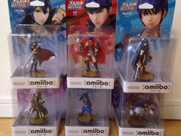 アミーボ amiibo ルフレ アイク マルス ルキナ メタナイト ルカの入札