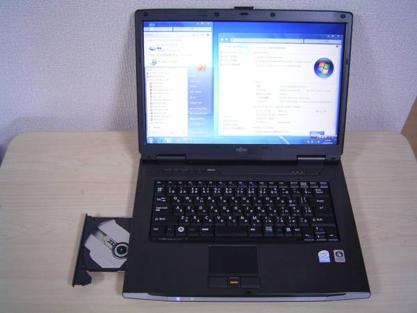 ■富士通ノート美品 FMVNF50Y/DVDマルチ/2G/Windows7/Office2013