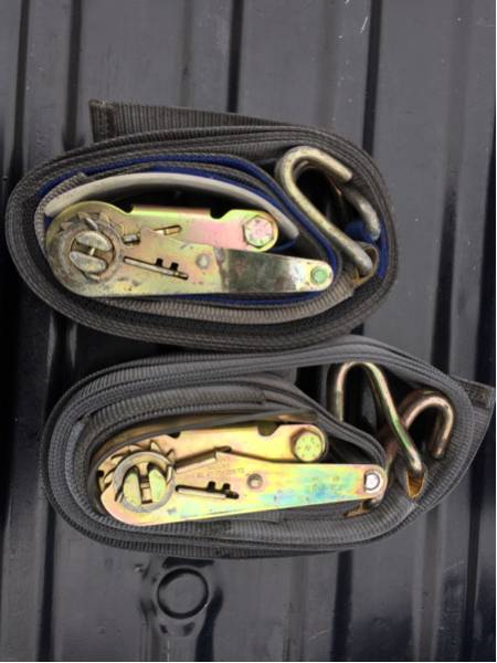 ラッシングベルト★2本セット★5m★中古★おまけ1本_1