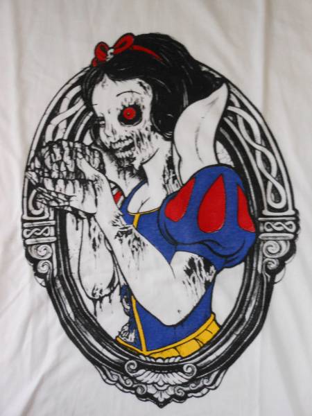 白雪姫 ディズニー パロディ ホラー ｔシャツ Tシャツ 売買されたオークション情報 Yahooの商品情報をアーカイブ公開 オークファン Aucfan Com