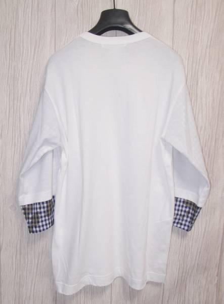 新品◆COMME des GARCONS SHIRT◆七部袖 レイヤードカットソー M