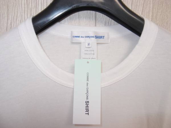 新品◆COMME des GARCONS SHIRT◆七部袖 レイヤードカットソー M