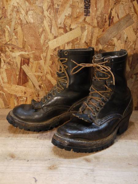 最高峰 WHITE BOOTS スモークジャンパー編上 ９EE 肉厚 ホワイツ