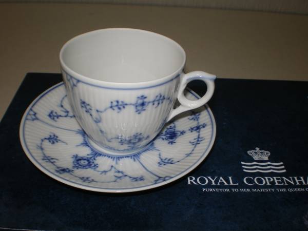 未使用/ロイヤルコペンハーゲン/ブルーフルーテッド/C&S 　