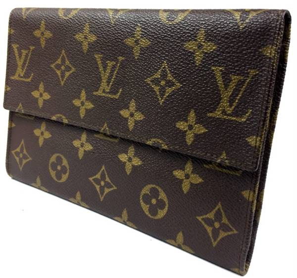 ルイヴィトン 三つ折り長財布 モノグラム 大きめレア☆382B32