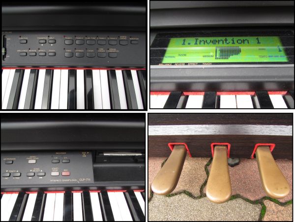1711☆ヤマハ YAMAHA クラビノーバ CLP-711 電子ピアノ 動作品(ヤマハ 