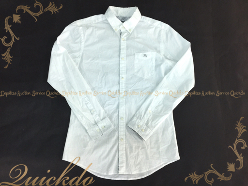 バーバリーブラックレーベル 長袖シャツ メンズ 2 白系