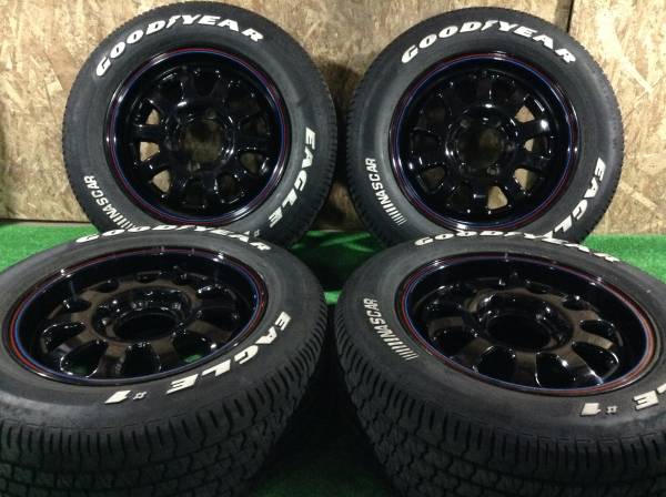 美品！デイトナ風 ホイール&225/60R16 ナスカー★ハイエース等