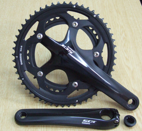 ★シマノ 105 ギアクランクセット FC-5700 53×39T 165mm