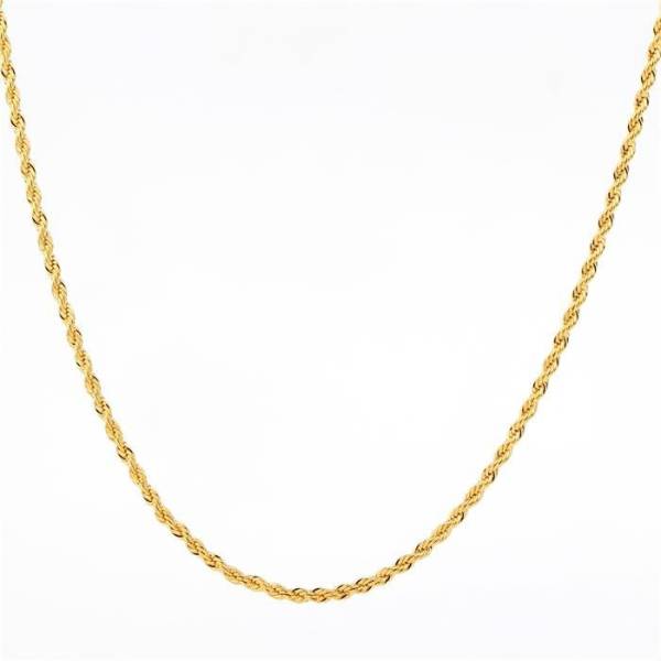 ☆新品送料無料☆２４Kゴールドネックレス４９cm☆