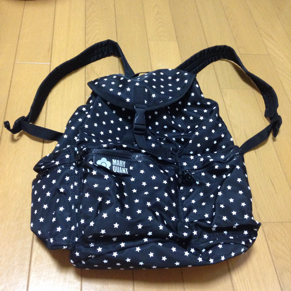 新品未使用 マリークワント 星柄 リュック
