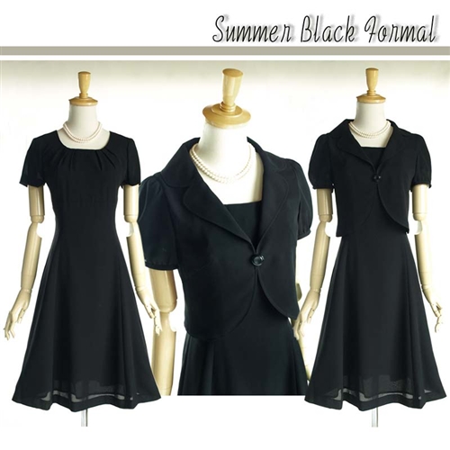 定価13268円ブラックジョーゼット*ウォッシャブルスーツ*7号