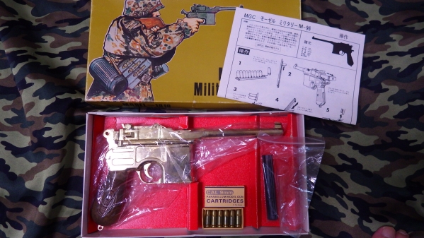 MGC金属モーゼルM1916未発火品SMGマーク入