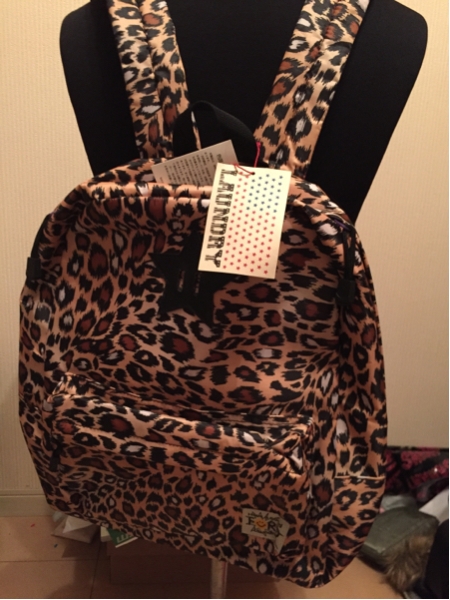 新品！LAUNDRY(ランドリー)レオパード柄(ヒョウ柄)バックパック
