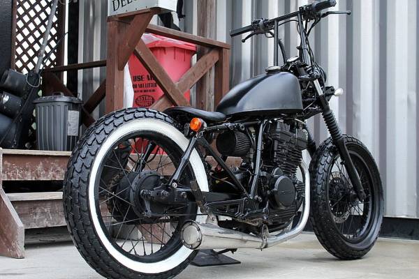 GB250 クラブマン フリスコstyle ホワイトリボン チョッパー(126cc